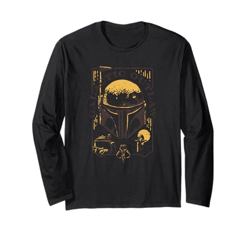 T-shirt Star Wars Boba Fett Galactic Outlaw pour fan de pop culture