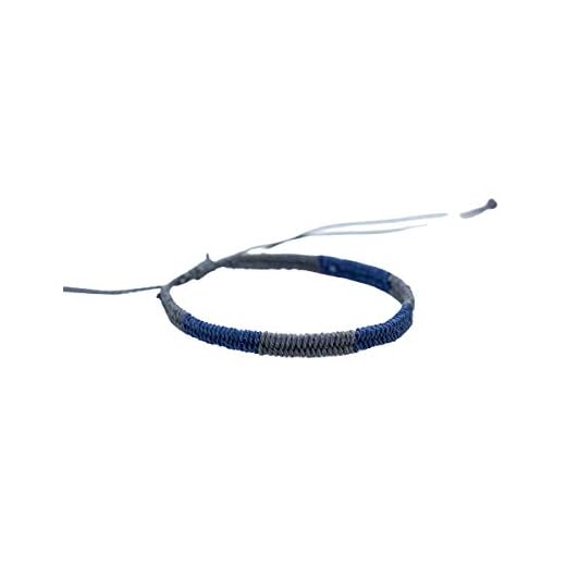 El Ganso Pulsera Bicolor Marino Gris