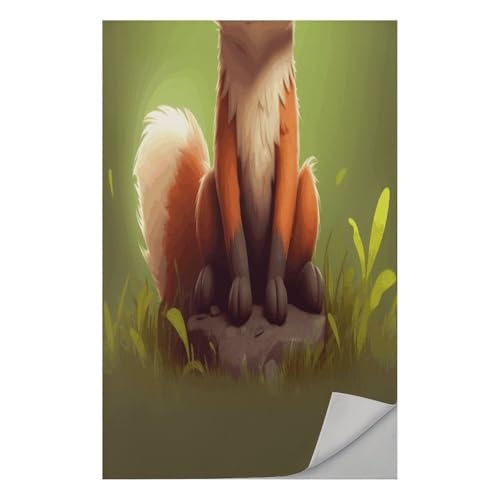 AQRJLPM Cute Little Fox Quick Dry Towel Cold Fabric Workout Sweat Towels Highly Absorbing Odor-Free Travel Towel for Hot Yoga Tennis Running Exercise Working Out Camping