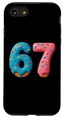 Six Seven 6 7 Funny Meme C^[lbg W[N ECX ACXN[ hbv X}zP[X iPhone SE (2020) / 7 / 8 p