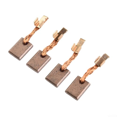 CB-440 Cepillos de carbono de repuesto para herramientas eléctricas - 13x10x3mm, tono gris y latón, 2-pack o 4-pack, compatible con BHP458, BDF452, (4PCS)