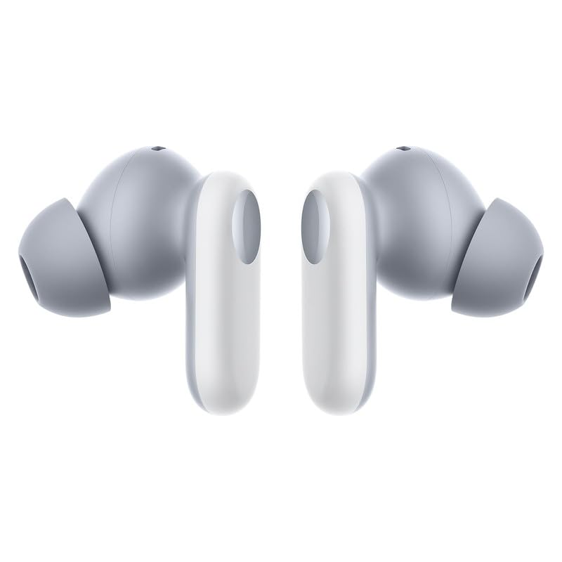 Image of in-Ear True Wireless Earbuds for OnePlus Nord CE 2 Lite 5G Earbuds with Mic, 12.4mm Drivers, Playback:Upto 38hr case,4-Mic Design, IP55 Rating, TWS Ear Buds with mic(White.SHT)