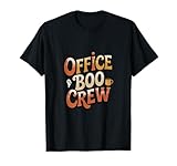 ufficio boo crew retro halloween team maglietta