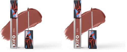 Image of Kiro Non-Stop Airy Matte Liquid Lipstick - Barely Brown (Muted Brown), 5ml | Super-Pigmented, Long-Lasting, hydrating | Waterproof, Smudge-Proof, Lightweight | Infused with Avocado & Apricot Oil