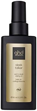 ghd Sleek Talker - Wet To Sleek Styling Oil, Smoothing and Softening Hair Oil With Heat Protection, Formulated with Nourishing Argan Oil, Non-greasy and Lightweight