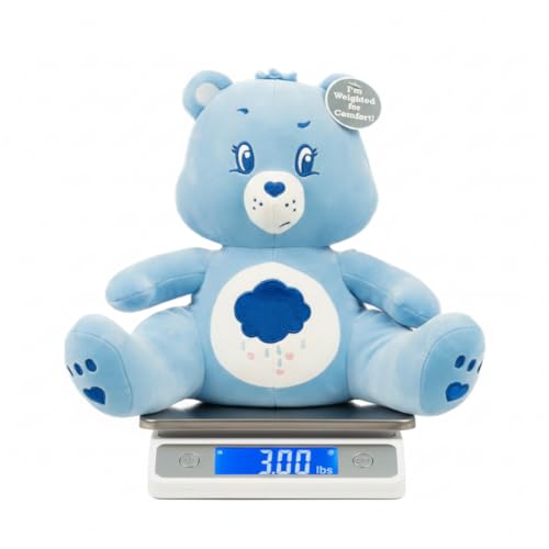 Image of Franco Calm Care Bears Grumpy Bear Bedding Super Soft Calming 3Lb Weighted Cuddle Pillow Buddy, Comfort Pillow, (Officially Licensed Product)