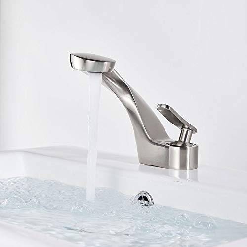Robinet de lavabo anti-corrosion en laiton résistant à trou unique pour remplacer un vieux mitigeur