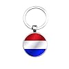 Sleutelhanger Glas – Vlag Nederland