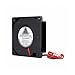 GSZU 2 sztuki wydechowy DC 12 V 50 mm 50 mm x 50 mm x 10 mm osiowy bezszczotkowy wentylator chłodzący do drukarki 3D 5 cm 5010 Turbo Dmuchawa radiator