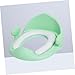 Toyvian 1Pc Toilet Training Seat Soft Non Slip Potty Trainer Ring for Compatible with All Toilets Green for Home Use and Travel