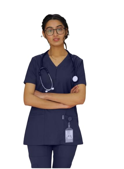 ASHAR PROFESSIONALFEMALE SCRUB SUIT (TOP & BOTTOM) OSLO STYLE