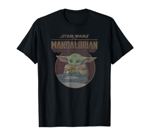 T-shirt Grogu Star Wars The Mandalorian t-shirt orange imprimé Enfant