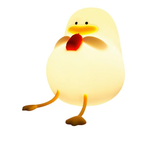 Lámpara de mesa de noche de silicona con forma de pato