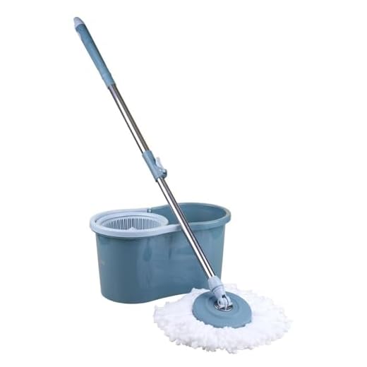 Mop Giratório Rayco Essencial Cesto Plástico 8 litros e 1 Refil