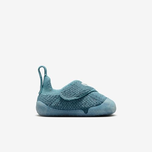 Nike Swoosh 1 Baby/Toddler Shoes (FB3244-403, Denim Turquoise/Smokey Blue/Cerulean/White)3