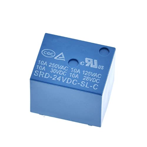 Relés SRD-12VDC-SL-C para solucionar sobrecargas y proteger circuitos impresos de 10A 5