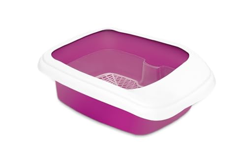 Alvorada Pet Bandeja Higiênica Furba C/Borda Rosa