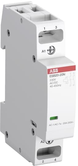 ABB ESB20-20N-06 Installation Contactor, angled view