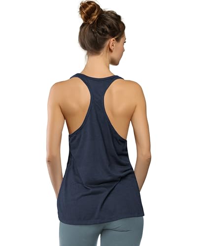 Image of Sexy Basics Women's Everyday Flowy Burnout Slub Racer Back Tanks | Active Workout Tops | Multi Packs & Colors