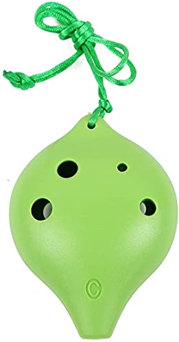 TNG �I�J���i �y�� [ 6�� / �A���g/�C�G���[ ] �v���X�`�b�N C�� AC (�X�g���b�v�t��) Ocarina ���S�� �w�Z ���t�� ���� ���F (�O���[��)