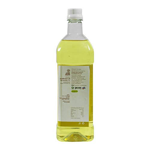 Image of Phalada Pure & Sure Organic Sunflower Oil | Sunflower Oil for Cooking | High in Antioxidants, Delicious & Healthy Sunflower Cooking Oil (1 Litre), Yellow & Pure & Sure Castor Oil, 500ml