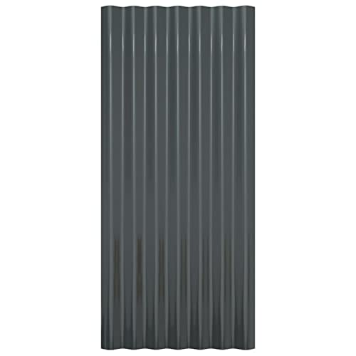 Panel para tejado gris antracita de 80 x 36 cm para chapas de tejados 5