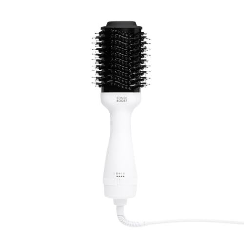 BONDIBOOST Blowout Brush Pro Hair Dryer [75MM] Oval Shape Styler Volumizer for Smooth/Frizz Free Results Great All Types 3X Heat/Speed Options 360 Airflow Vents (WDD05)