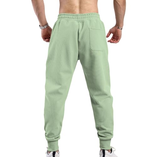 Men's Tapered Sweatpants Elastic Bottom Athletic Sweat Pants with Pockets, M-3XL2