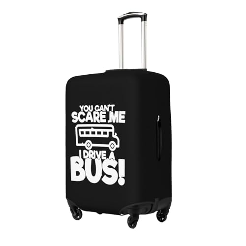 Funny School Bus Driver Travel Luggage Cover Suitable for 18-32 Inch luggage2