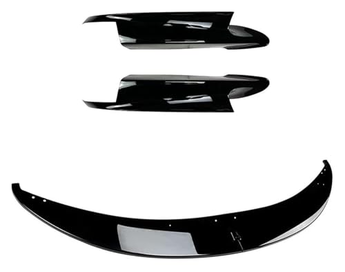 Spoiler de pare-chocs avant pour BMW Série 3 M3 E90 E91 E92 E93 lèvre en A noire