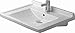 Duravit 309700000 Starck 3 Washbasin Vital 27 1/2, White