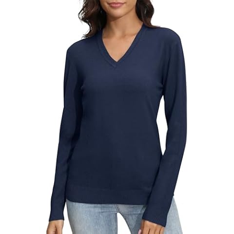 Pull en V EXCHIC Femme Cover