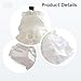 wkao White Lace and Pearl Flower Dog Wedding Dress, Dog Cat Princess Tutu, Formal Bride Puppy Outfits, Fashionable