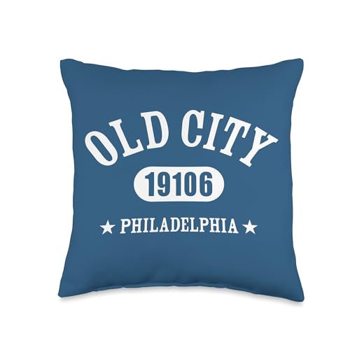 OLD CITY Philadelphia PA 19106 Classic Athletic Design Throw Pillow