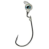 Z-MAN Z-man, Texas Eye Jighead, Freshwater/Saltwater, 1/4 oz, 3/0 Hook, Pearl, Package of 3...