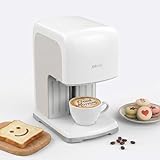 Intelligenter 3D Lebensmittel Drucker für Kaffee, Joghurt & Milchschaum - App-gesteuerte Essbare Tinte, DIY Frühstück für Zuhause & Café (inkl. Kartusche)