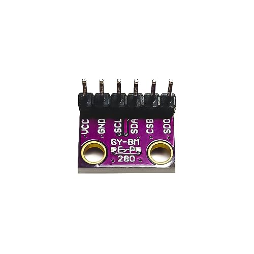 SHILLEHTEK PRE-SOLDERED BME280 3.3V High Precision Altimeter Atmospheric Pressure, Temperature, and Humidity GY-BME280-3.3 Sensor Module for Raspberry Pi, Arduino, and Other MicroControllers - Thumbnail 3