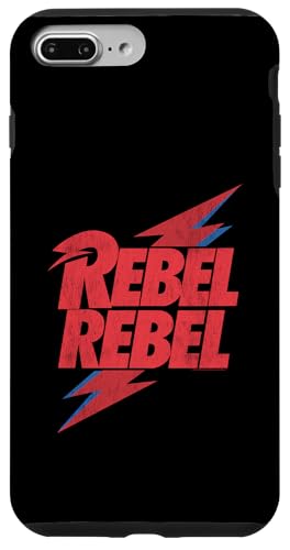 Official David Bowie Music Rock Distressed Rebel rebel �X�}�z�P�[�X iPhone 7 Plus/8 Plus �p