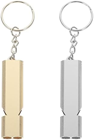 Mipcase 2pcs Training Whistle Tool Sound Reflex Whistle Feeding Whistle Eagle Whistle Call Dog Clicker Bird Whistle Pigeon Racing Whistle Bird Call Whistle Aluminum Alloy Outdoor Parrot