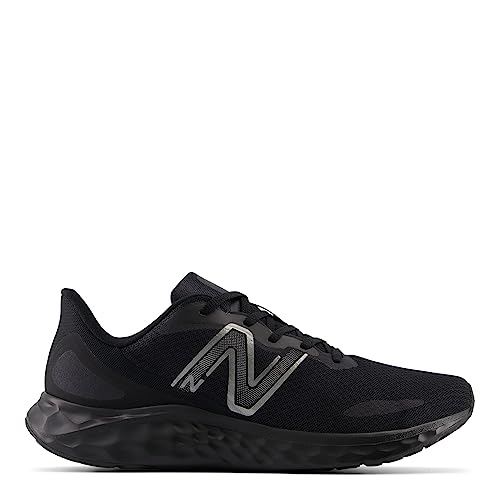New Balance New Balance Men's Fresh Foam Arishi V4 Slip-Resistant Running Shoe, Black/Black Metallic/Black, 7 W