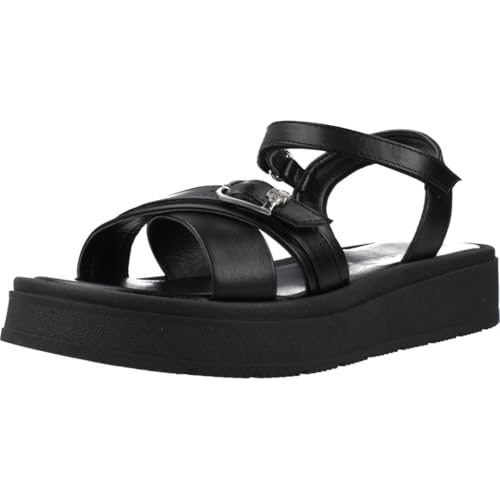 Calvin Klein V4a283260 Black 37 une finition haut de gamme et cuir noir