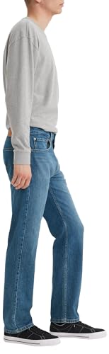 Image of Levi's Men's 505 Regular-Fit Jeans, Fremont Drop Shot - Medium Indigo, 32Wx30L