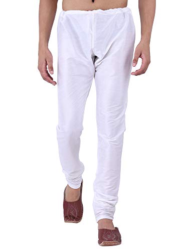 Image of HUZUR Men's Silk Solid Straight Long Kurta Pyjama Set| Ethnic Wear