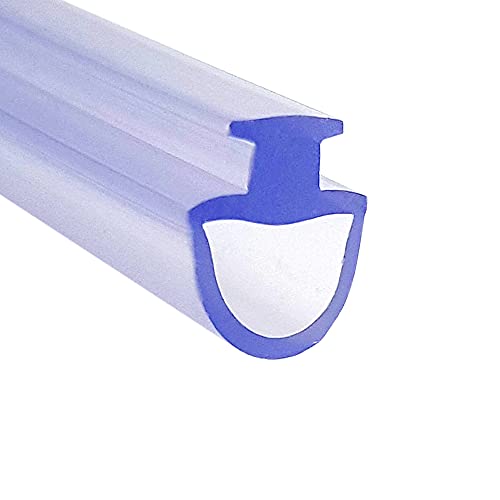 Soft Flexible Rubber Shower Seal | for Bi Folding Doors & Shower Screens | Fits Into Channel | BIF060 (2 Metres)