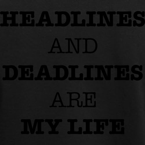 CafePress Headlines and Deadlines are Women's Dark Pajamas Womens Novelty Pajama Set, Comfortable PJ Sleepwear