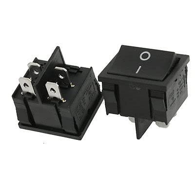 Interrupteur de bateau DPST marche arrêt 2 positions 6A commande électrique