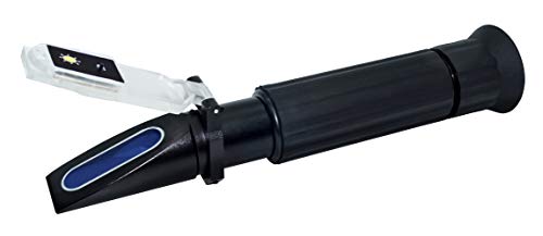 ARKA Refraktometer - Präzises Messgerät für Salinität & Dichte in Meerwasseraquarien, inkl. LED-Licht & Temperaturausgleich, essentiell für gesunde Aquarienbedingungen