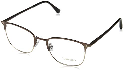 Image of Tom Ford FT5453 Eyeglass Frames - Matte Dark Brown Frame, Matte Dark Brown Lenses, 52 FT545352049