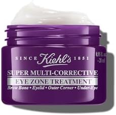 Kiehl's Super Multi-Corrective Eye Cream, Anti-Aging Cream that Lifts Brow Bone Area, Smooths and Firms Eye Lids, Bilberry Seed Extract and Collagen Peptide for Tighter and Smoother Looking Skin