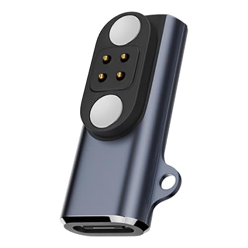 Magnetic Charging Adapter - 1.14x0.47x0.39in Aluminum Alloy, Plug Play Converter, Stable Charging Connector | Portable Earphones